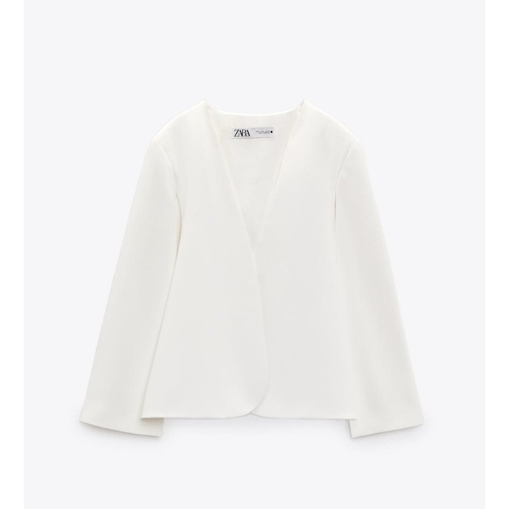 Zara White Blazer
